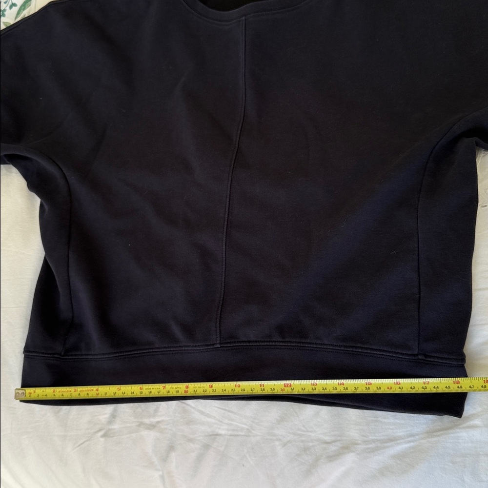 Caroll Paris cotton top Navy Blue Womens Size S - Picture 8 of 13